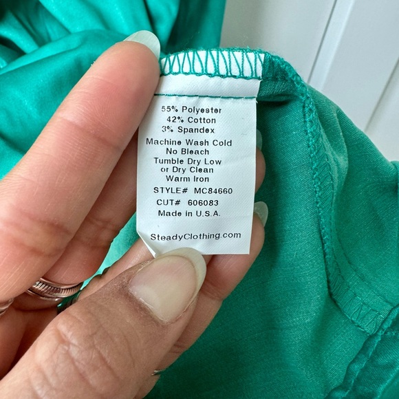 Retro teal Modcloth dress, new with tags - Picture 7 of 7